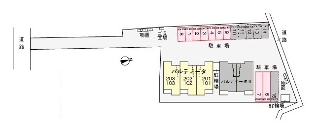 パルティータの区画図