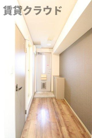 プリシェール稲荷町の玄関|ゆったりとした玄関です