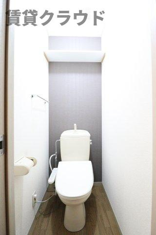 プリシェール稲荷町のトイレ|落ち着いたトイレです