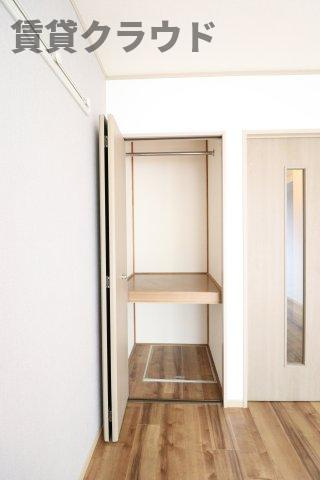 プリシェール稲荷町の収納|大きなスペースがあり、収納には困りません