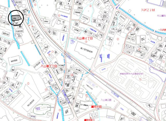 富士市入山瀬２丁目の売地