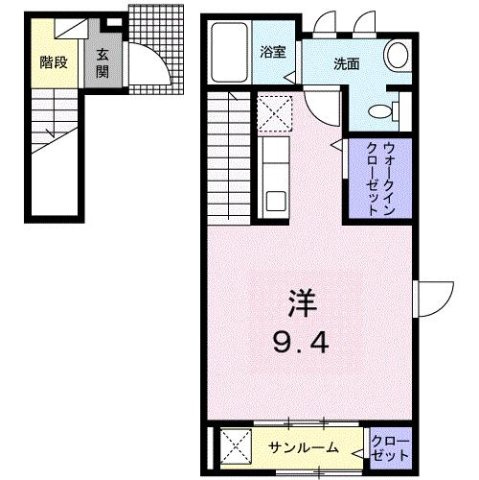 グリーンフローラ　南の間取り