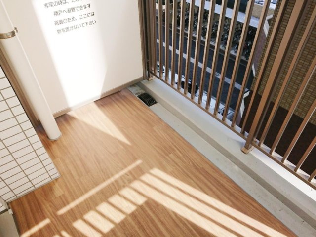 アビタ住吉のバルコニー