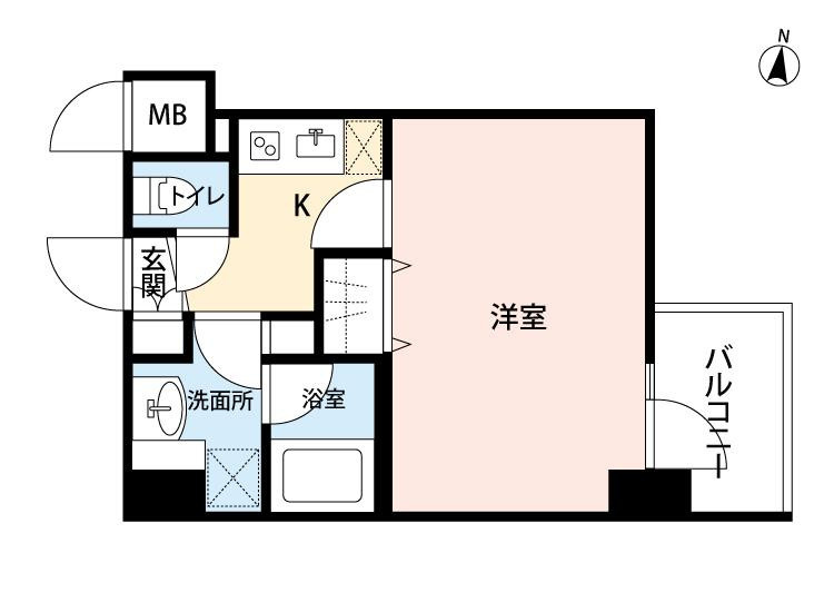 アビタ住吉の間取り