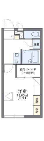レオパレスヴィルヌーブの間取り