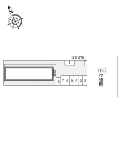 レオパレスヴィルヌーブの区画図