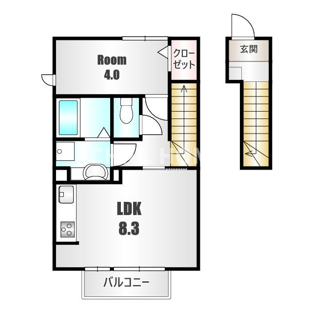 グランsakuraの間取り|当社、チルホームのHPもご覧ください(^^)/物件情報多数♪