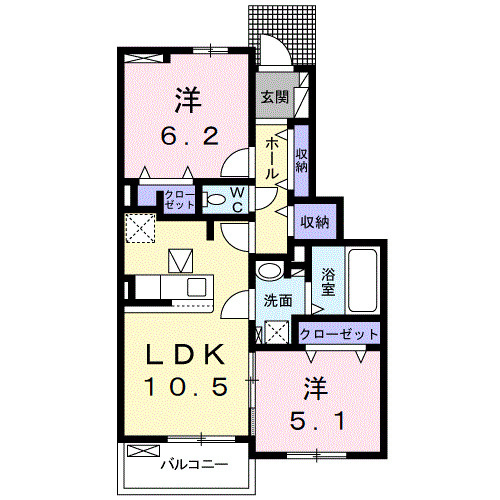 【間取り】 | エル　モンテ