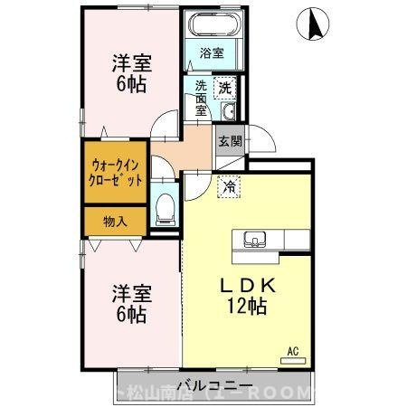 【間取り】 | ジュネス針田　B棟