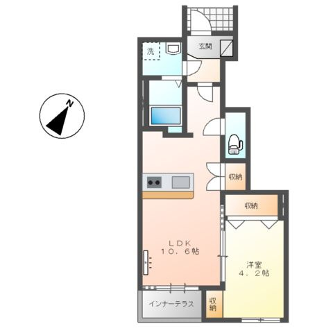 【間取り】 | 仮）羽生市南4丁目スターテラスⅡ（南棟）