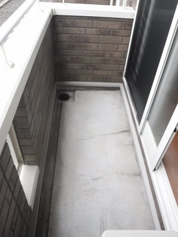 ヴィラ美里　Ｂのバルコニー