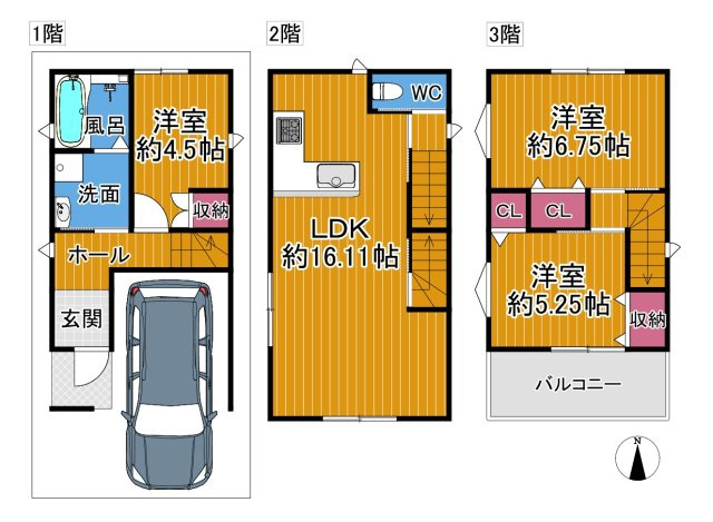 住吉区大領2丁目の間取り