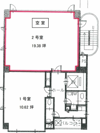 北堀江ゲイトビルの間取り