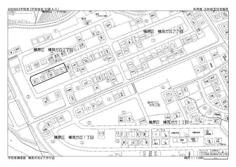 パルモ夢み台Ｎの地図