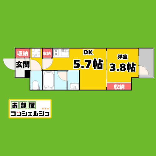 ザ・ライオンズフォーシア今池の間取り
