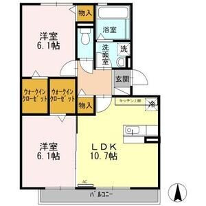 サンプレジオⅡの間取り