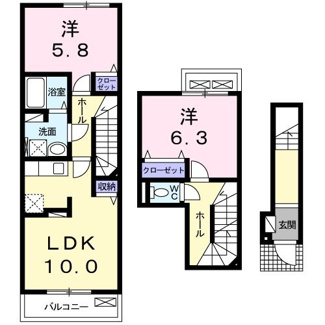 【間取り】 | フォレストコート　Ⅱ