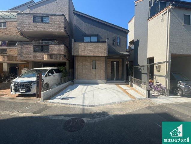 大阪市淀川区野中南　新築一戸建ての外観|お客様に長く安心して住んでいだだける事にこだわった家づくり！住んでからのアフターサービスにもしっかりと取り組んでいます！
