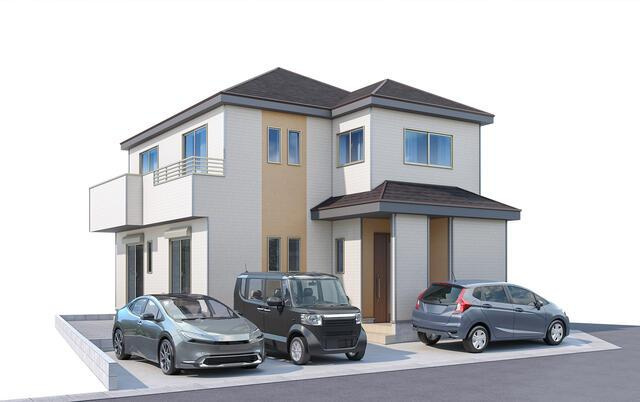富士宮市淀川町の新築一戸建|3台駐車ができる４LDKの間取り。