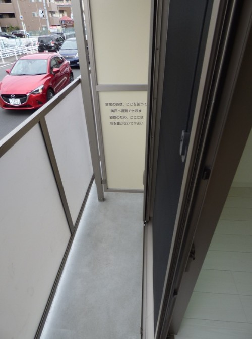 ＡＪ蘇我Ｗｅｓｔ　1のバルコニー