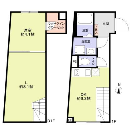 【間取り】 | ＶＩＳＴＡ　ＭＡＧＯＭＥ