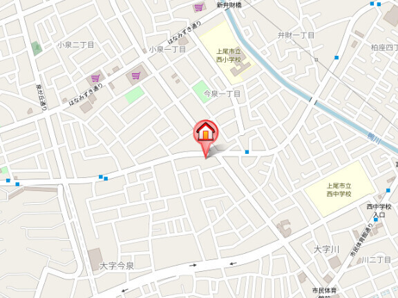 セレーノテラスの地図
