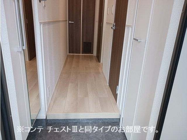 コスモステラス　ウエストの玄関|明るい玄関です