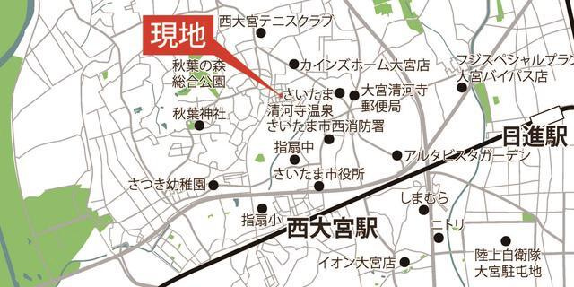 メゾン・モン・オⅡの地図