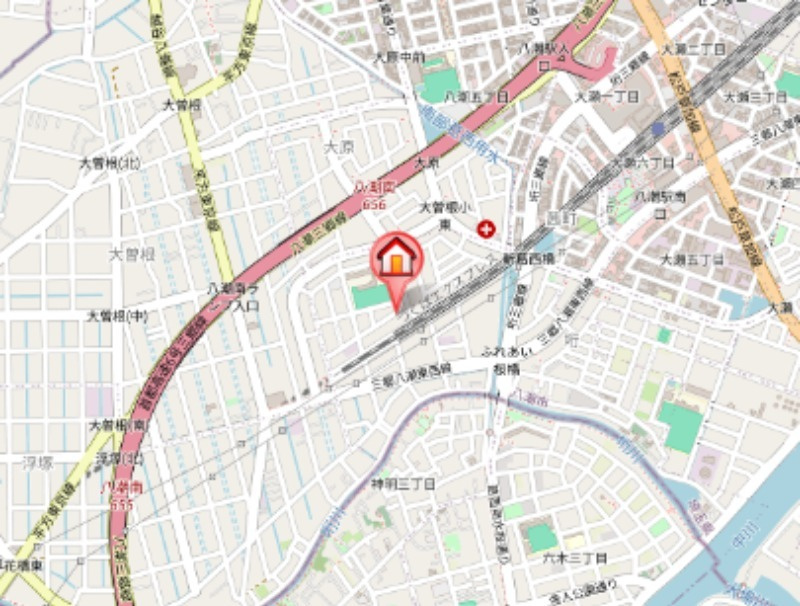 カスカーダ．の地図