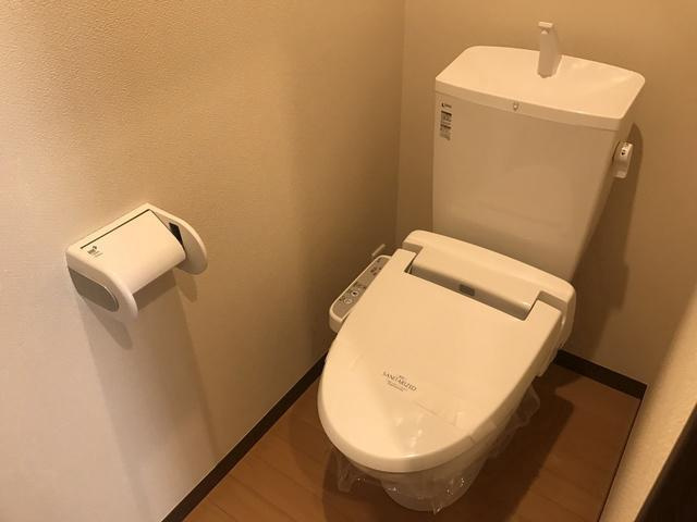 ドゥ・メゾンのトイレ|落ち着いた色調のトイレです