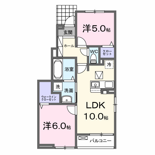 TK　Residence　Ⅰの間取り