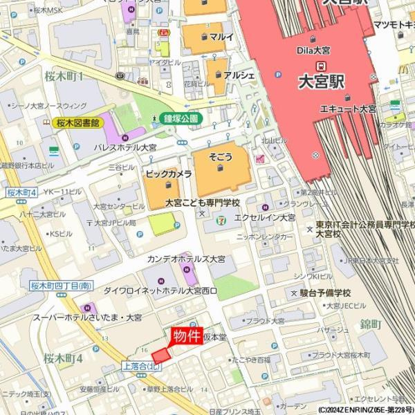 シルフィ大宮の地図