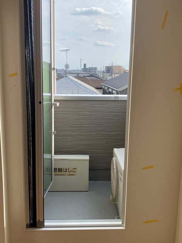 アベニール東柳田町のバルコニー|広々としたバルコニーです