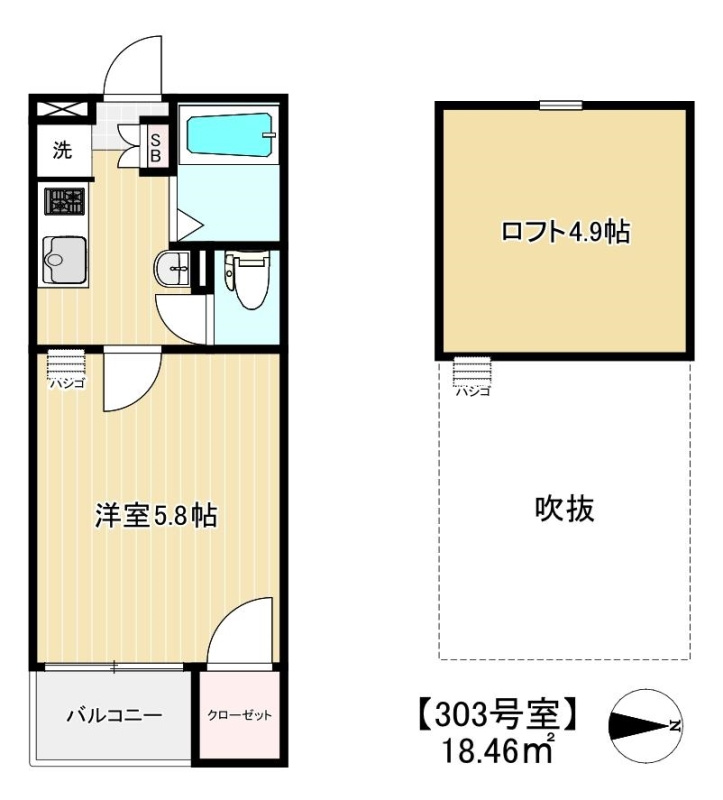 グランクオール北赤羽の間取り