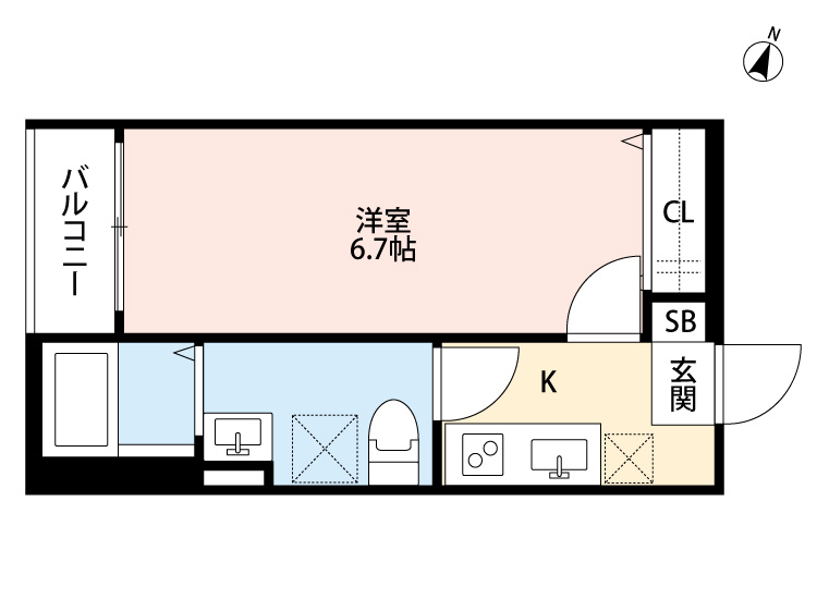 エルグレイス蕨の間取り