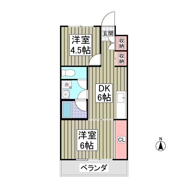 リバーサイド秀和の間取り