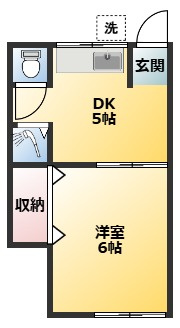 コーポ豊田の間取り
