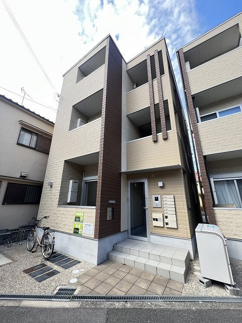 ハーモニーテラス歌島Ⅱの外観|外観は落ち着いています