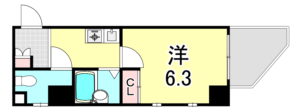 西宮SKYハイツの間取り