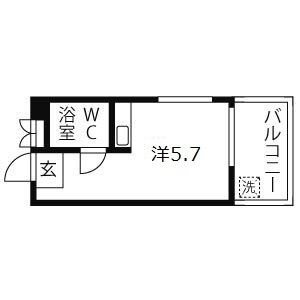 サンヴィラ三宮の間取り