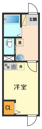 K.F新柴又の間取り