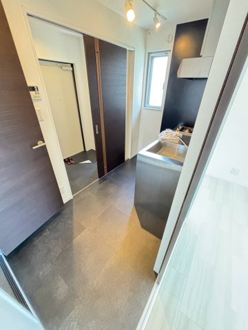 CoLaBo津門呉羽町のバルコニー