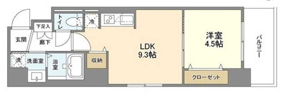 藤の邸 江戸堀の間取り