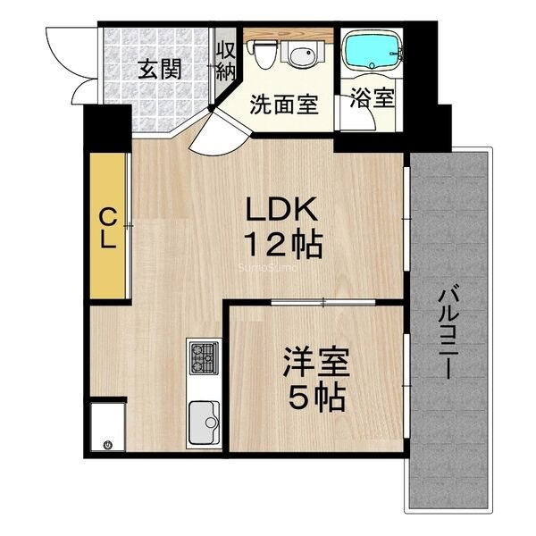 グラスホッパーの間取り