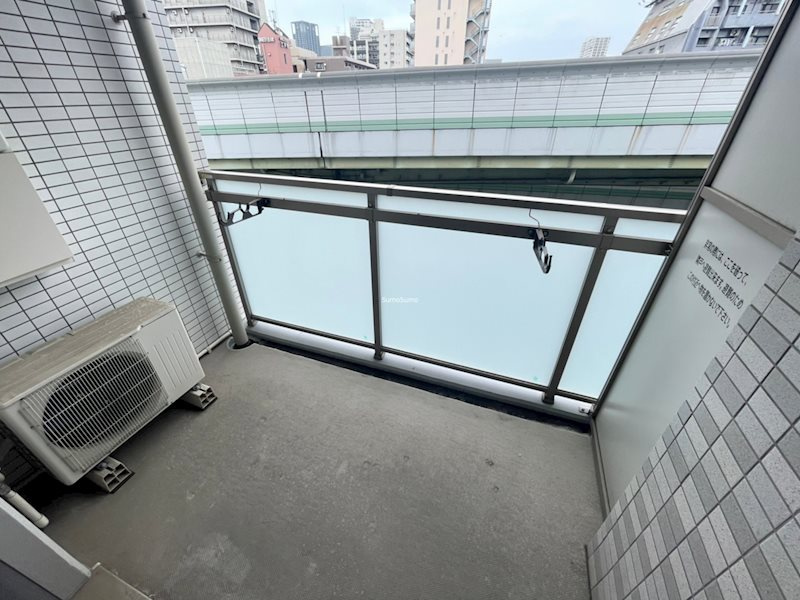 エスリード阿波座ノースプレイスのバルコニー