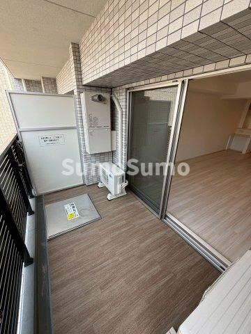 レオングラン本町橋のバルコニー