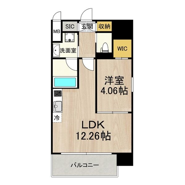 レオングラン本町橋の間取り