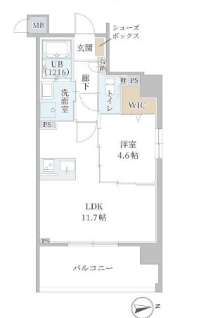 MAISON COULEUR UESHIOの間取り