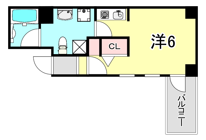エンプレス上本町の間取り