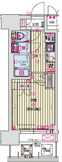 ソルテラスOSAKA　GATEの間取り